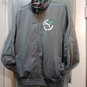 PUMA track retro gunmetallic jacket Men's Small